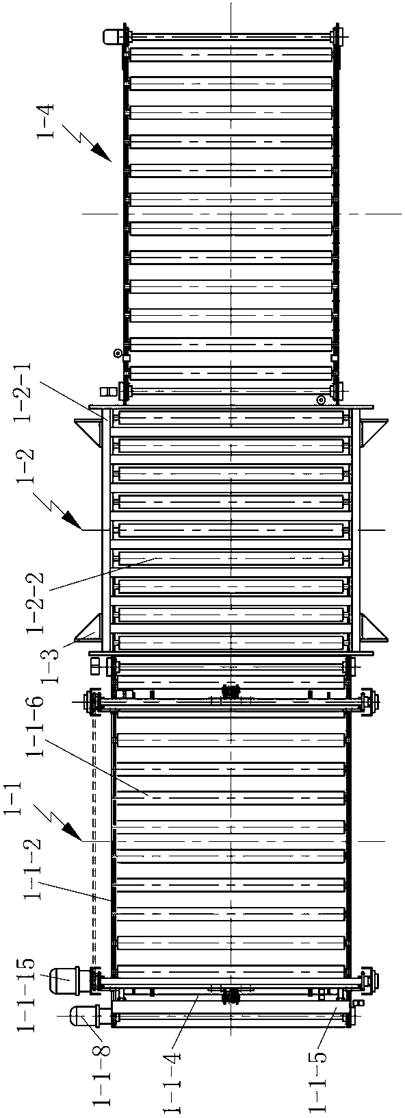 Stacking transmission system