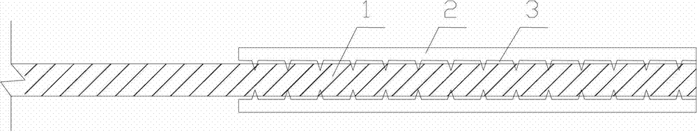 Gluing composite connection joint and gluing composite connection method for FRP (fiber reinforced polymer) section and barbed plates