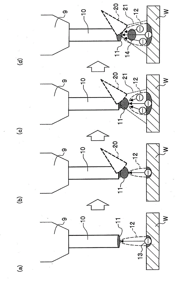 Plasma-mig welding method and welding torch