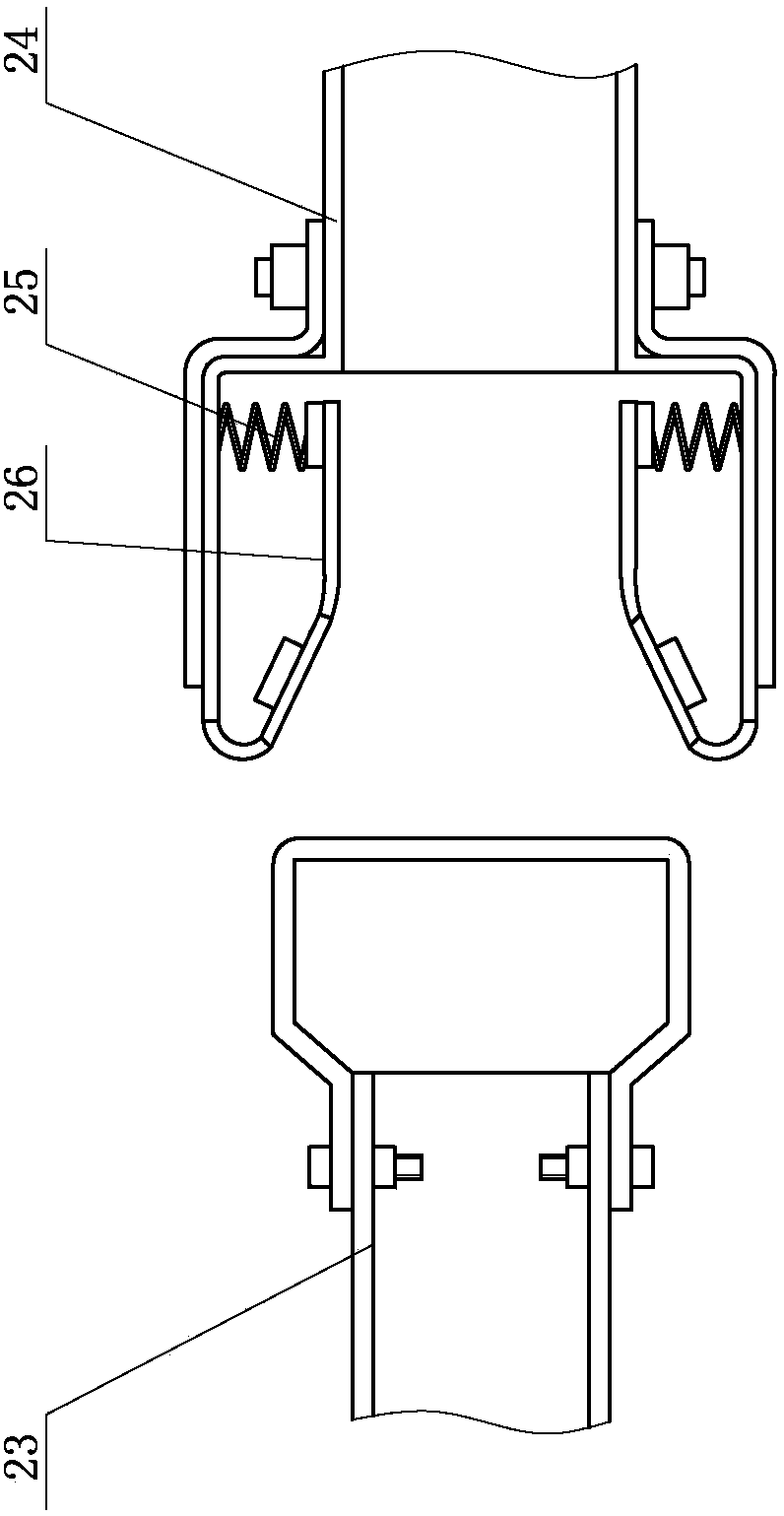 Fist-type disconnecting link contact finger clamping force tester