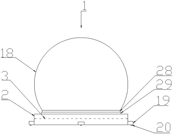 Multi-rotor unmanned aerial vehicle lost-connection falling searching and positioning device