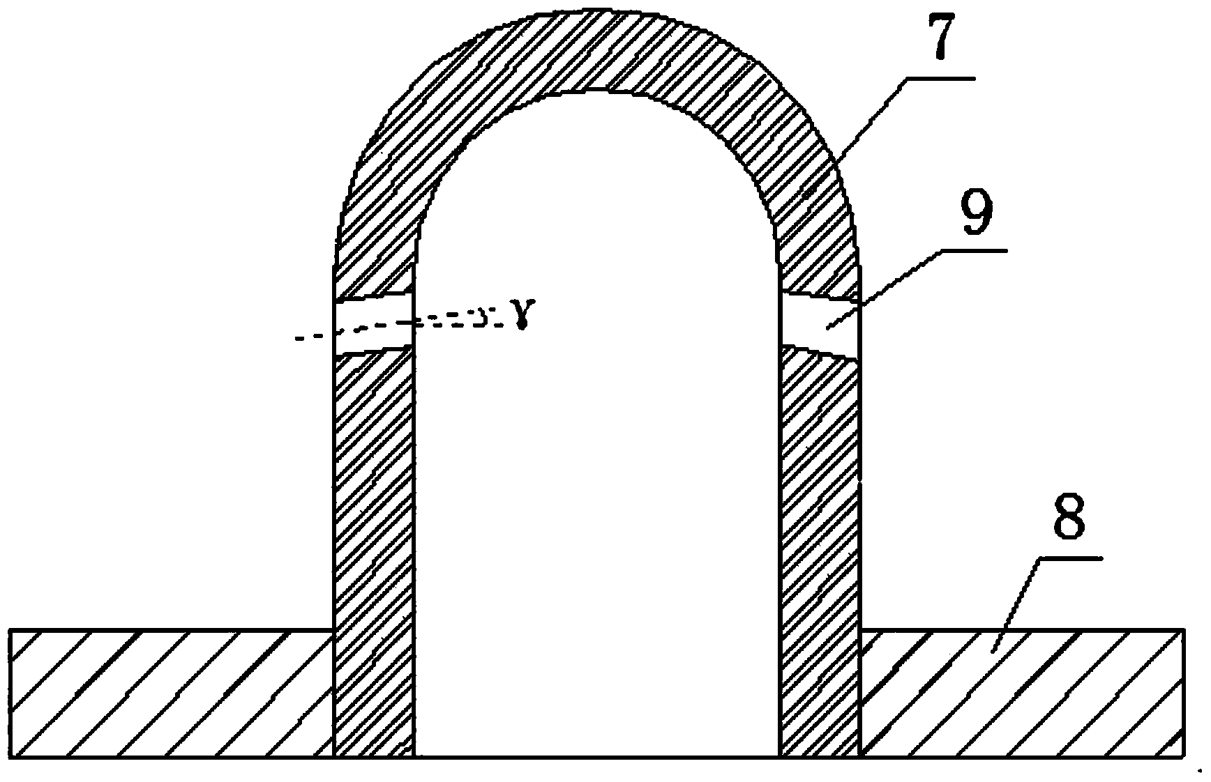 Smoke SCR denitration system for fluidized fuel gas kiln