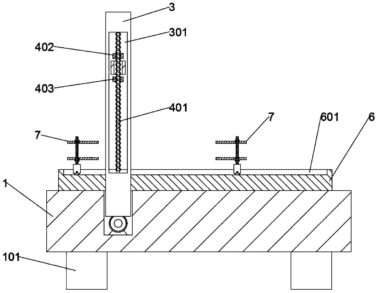 Rotary polishing head device for polishing of automobile processing plates, and using method of rotary polishing head device