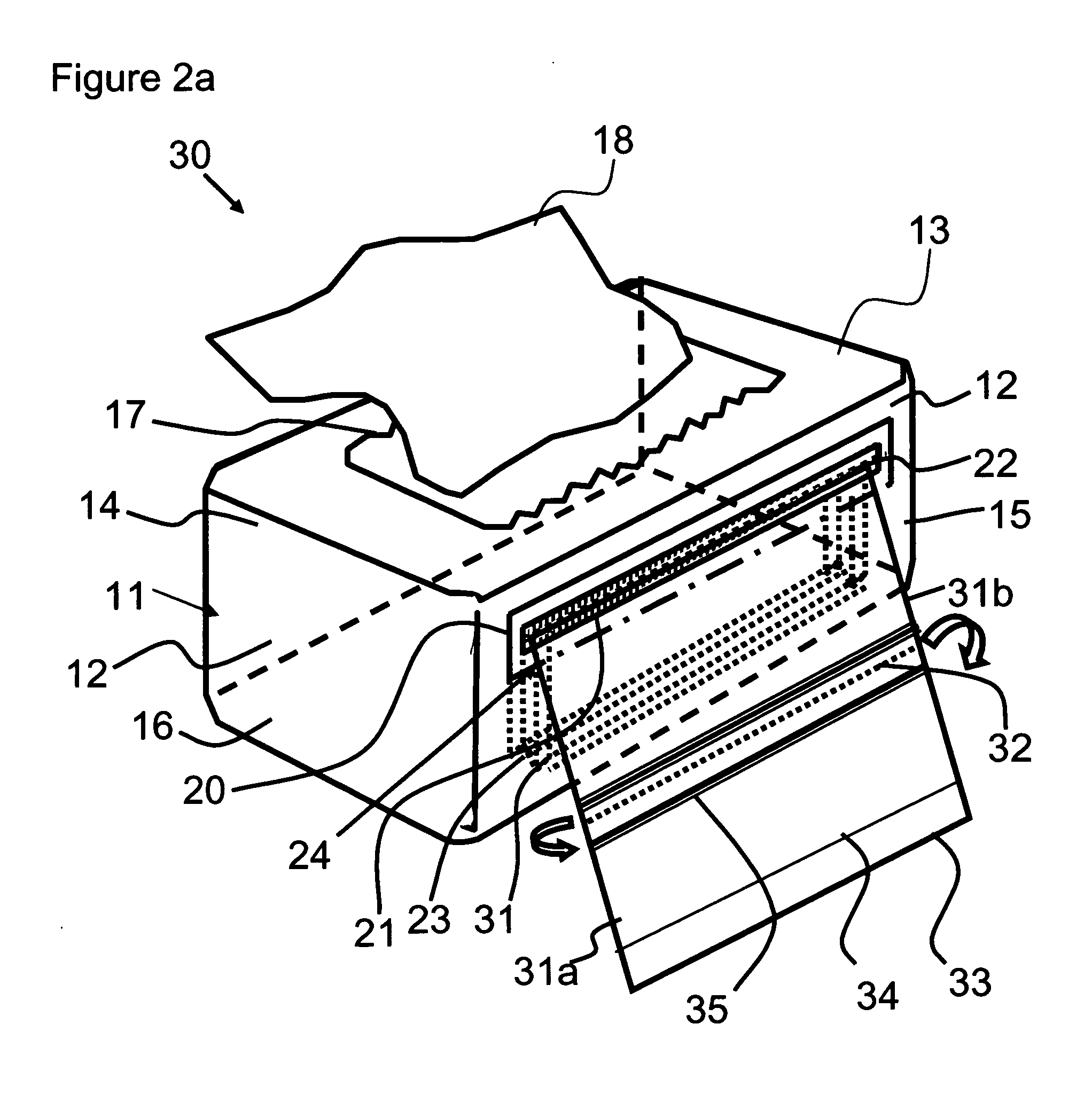 System for dispensing and sanitizing disposed tissues