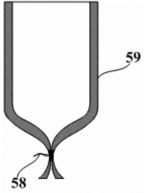 End effector, surgical operating instrument, purse-string forceps and purse-string nails