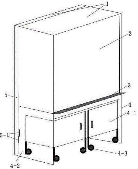 Standing and sitting dual-purpose fume hood