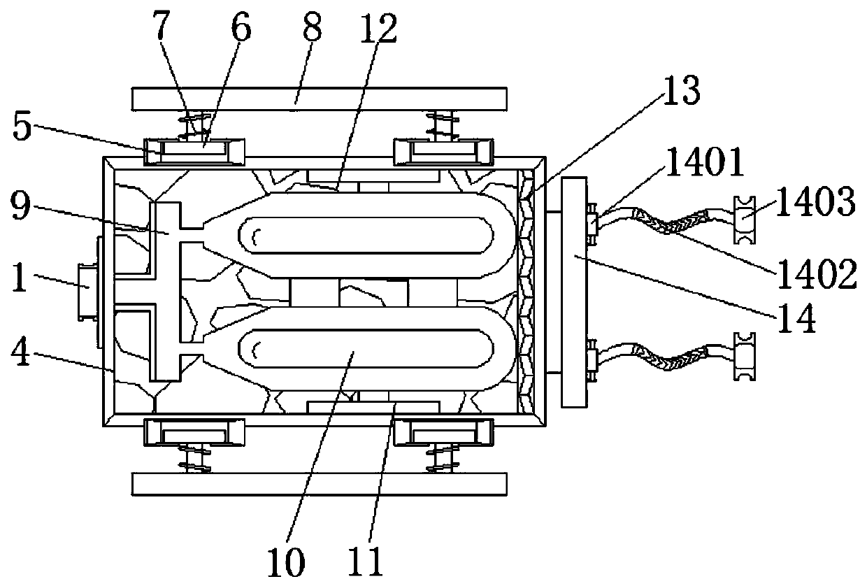 Integrated replaceable hydrogen storage tank special for hydrogen energy vehicle