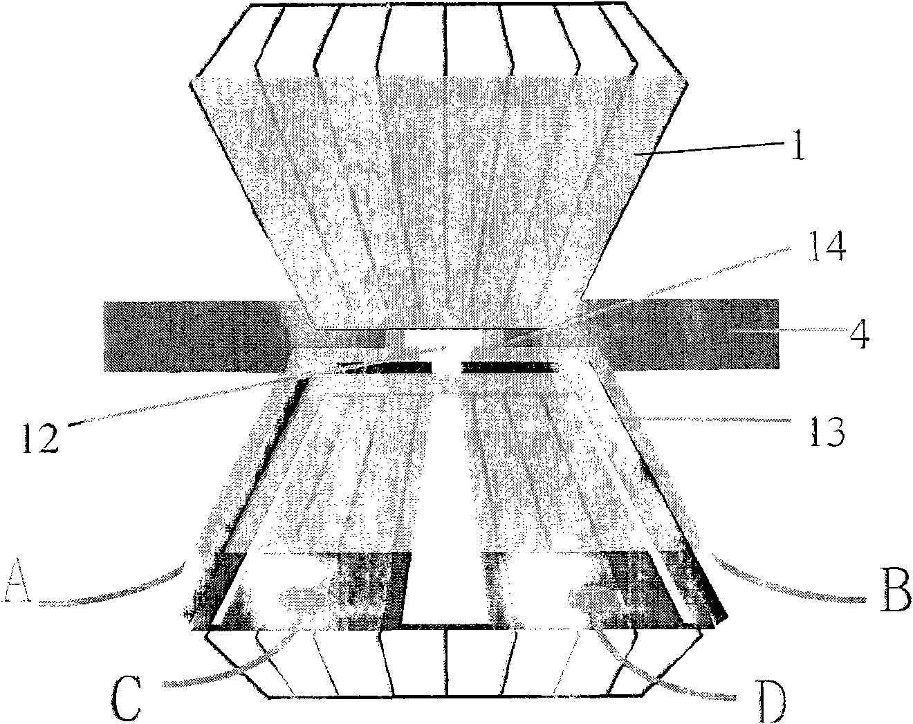 Measuring method of magnetic resistivity of substance under the condition of high voltage