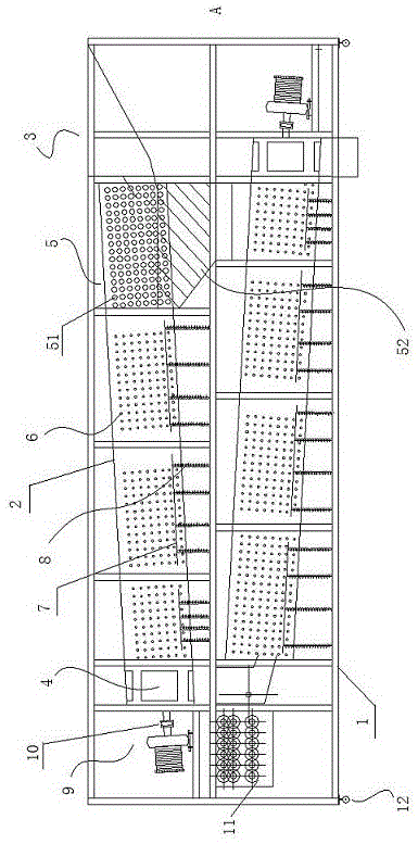 Full-automatic chilli stem cutting machine with automatic basket sieve device