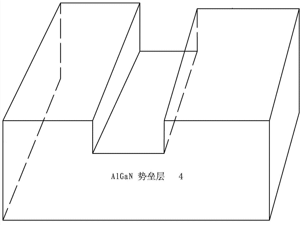 High-frequency and low-noise gallium nitride transistor structure with high electronic mobility