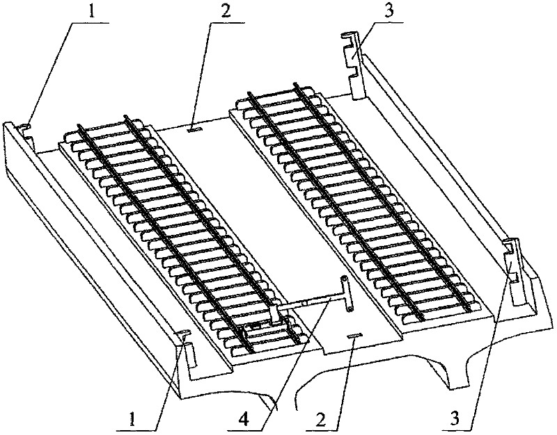 Method for detecting smoothness of high-speed railway track