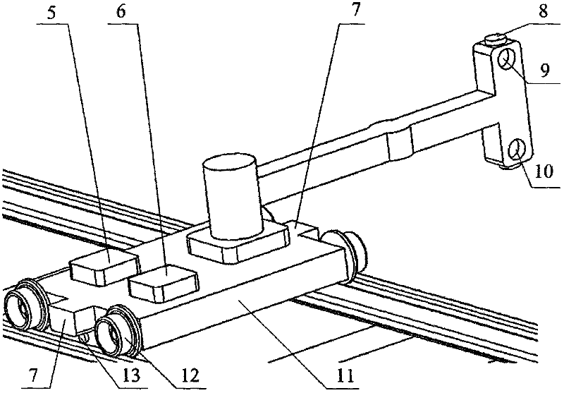 Method for detecting smoothness of high-speed railway track