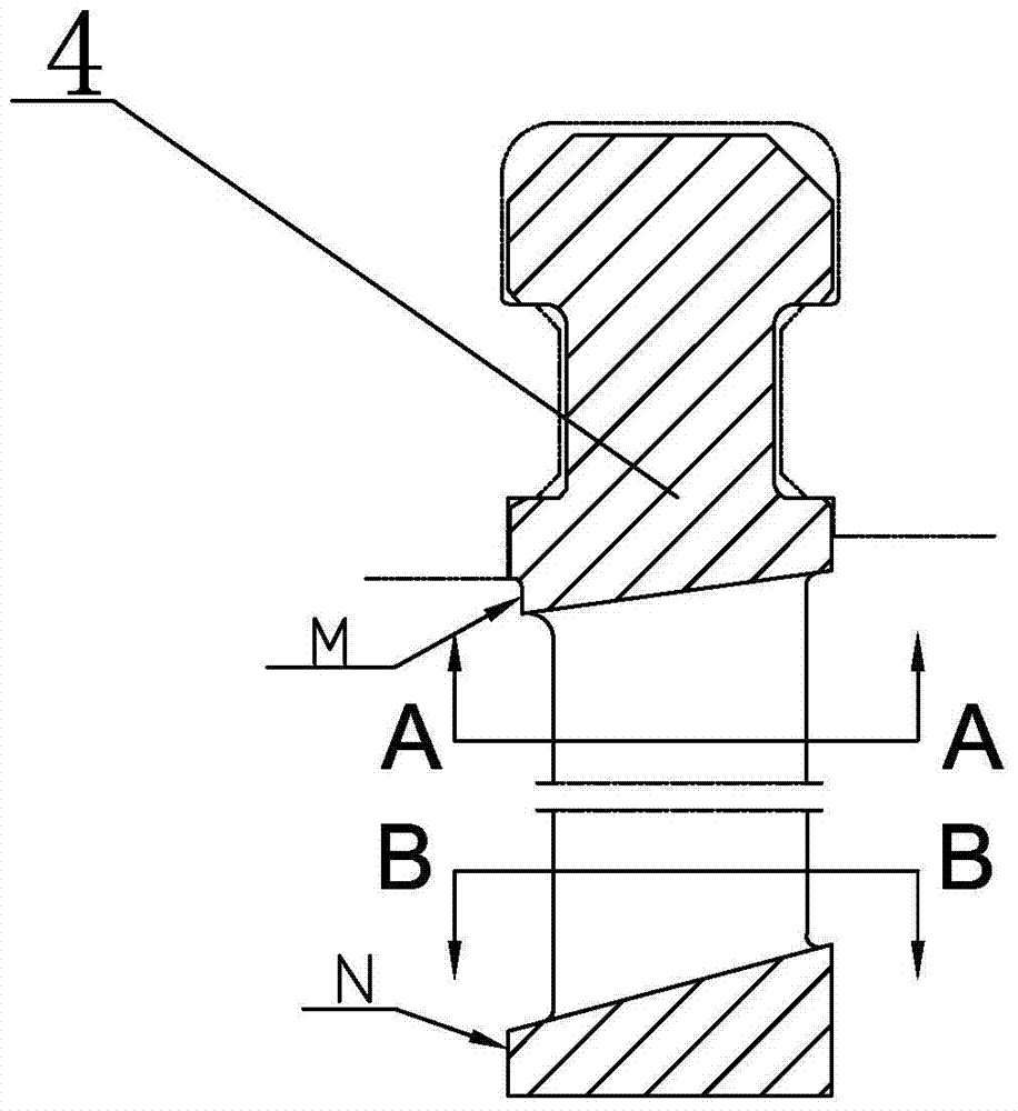 A kind of supercritical steam turbine pre-twisted guide vane assembly method