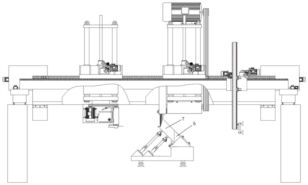 Mounting and cutting process for shaped raw stone, angle-adjustable special charging platform and cutting machine