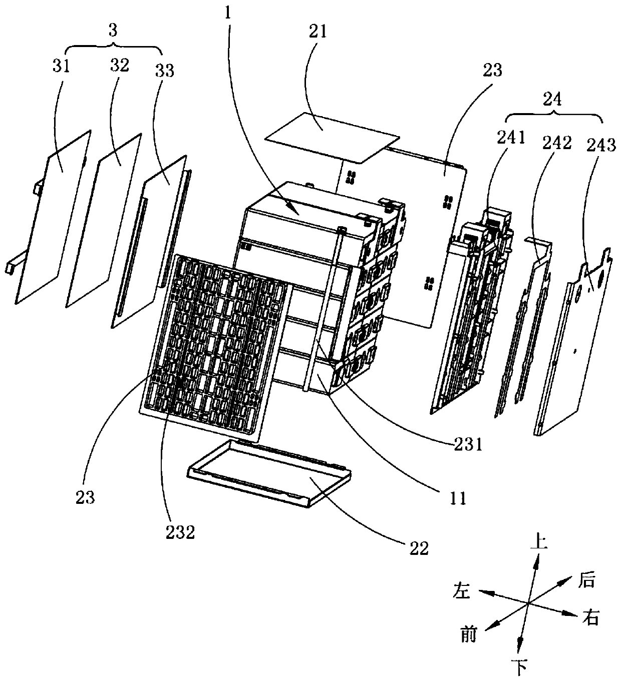 Battery module and light logistics vehicle