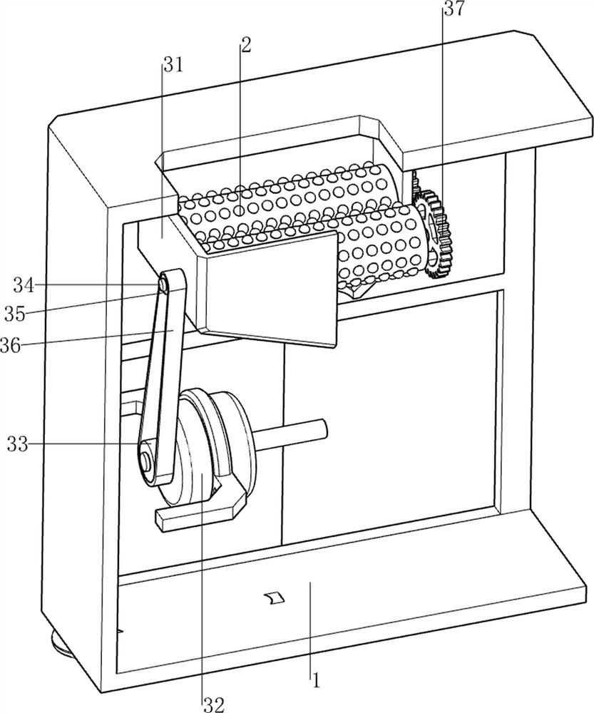 Metallurgical environment-friendly metal ore grinding device