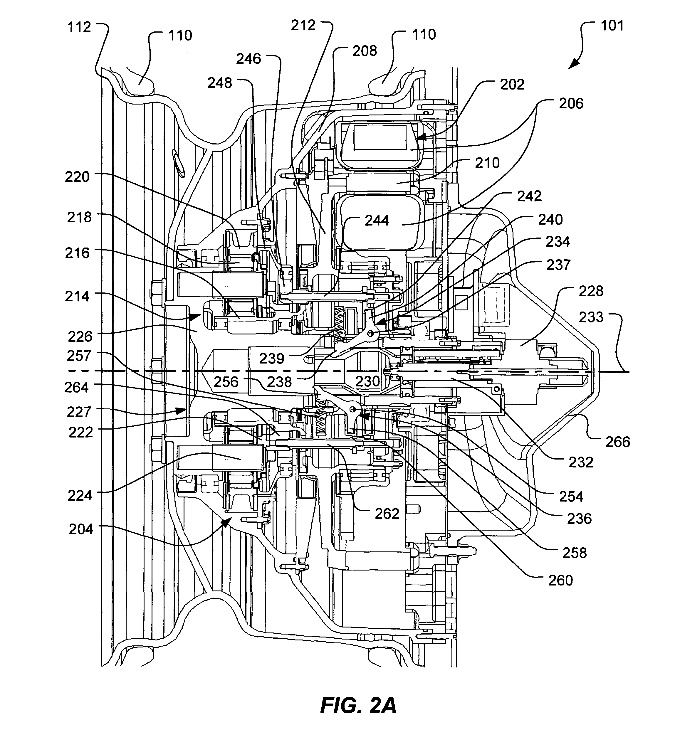 Hub drive and method of using same