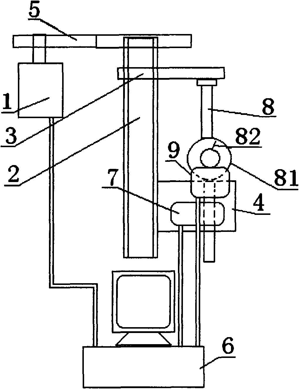 Method and device for calibrating top plate dynamic apparatus