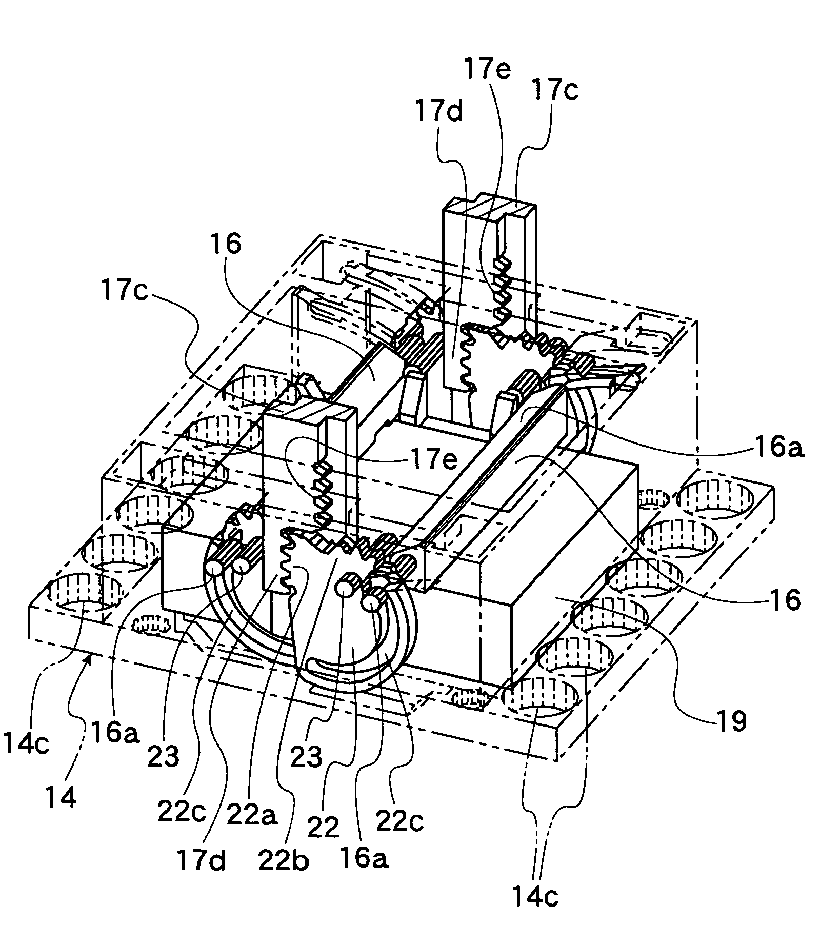 Socket for electrical parts