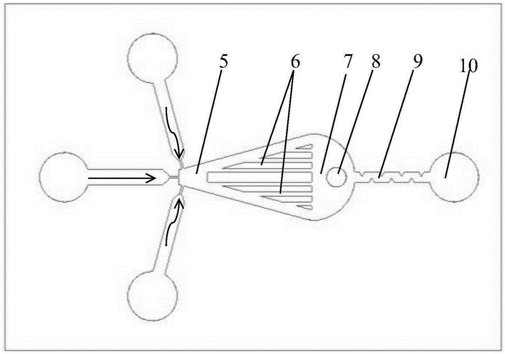 Pulsating flow-based oscillating jet type micro-mixer