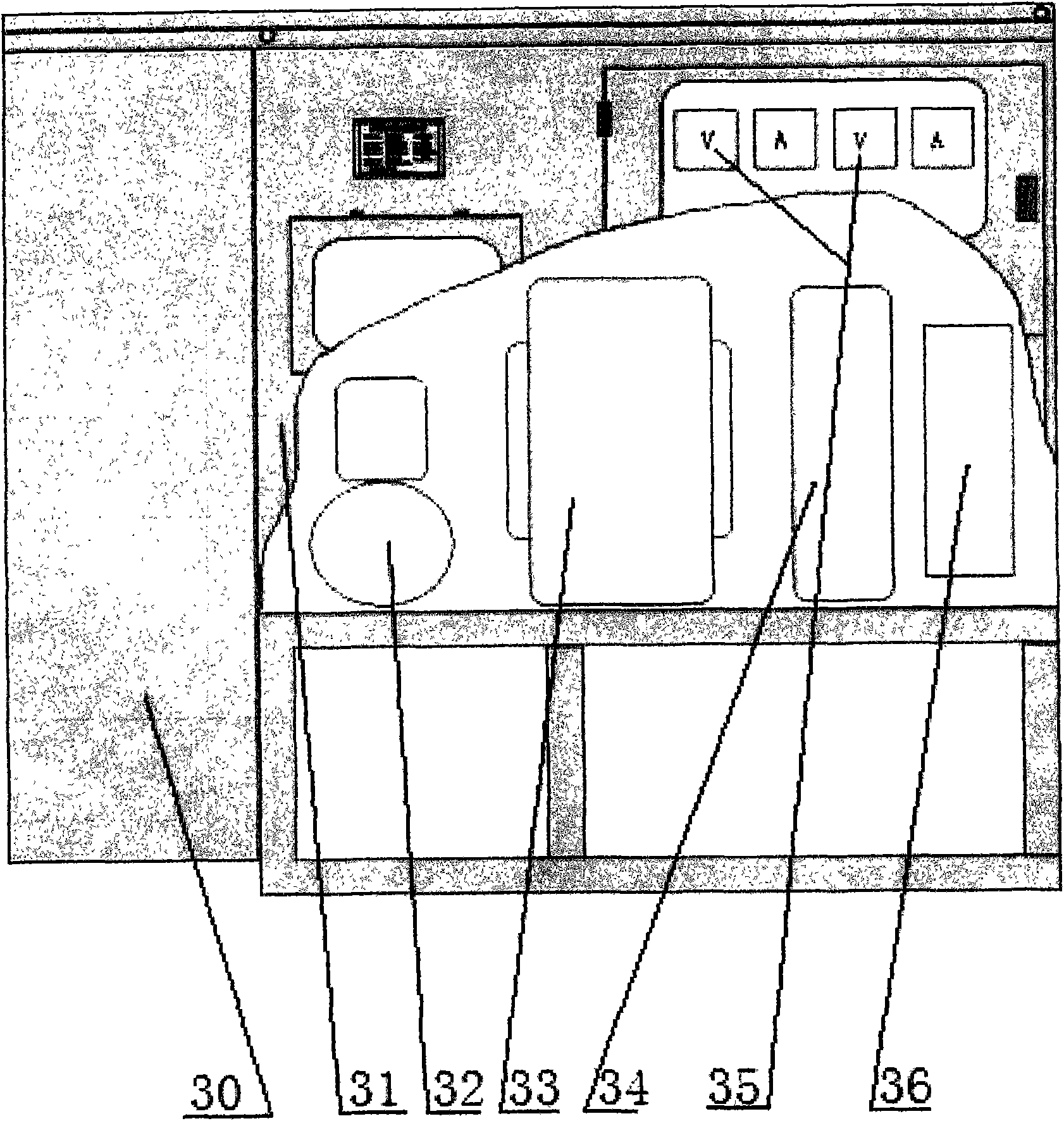 Electric heating fused cleaning device for modulating wave oil tubes and sucker rods