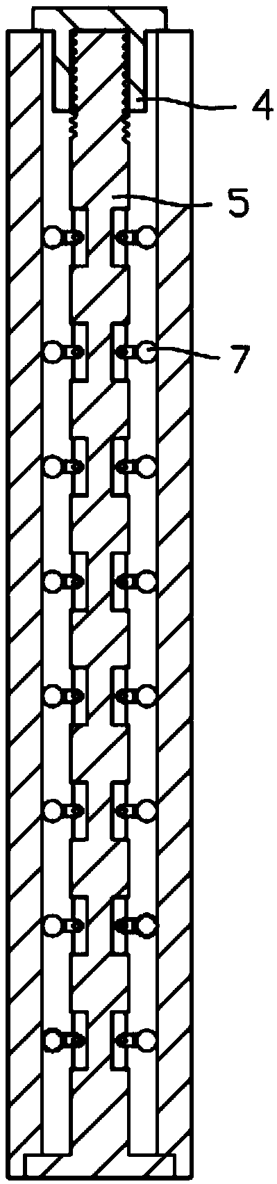 Assembly type light-weight partition wall plate