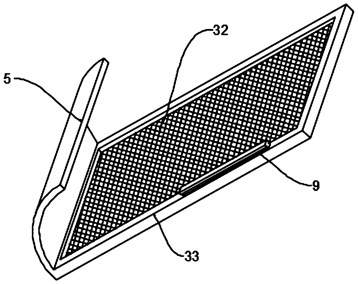 Screening device for environmental degradation material processing