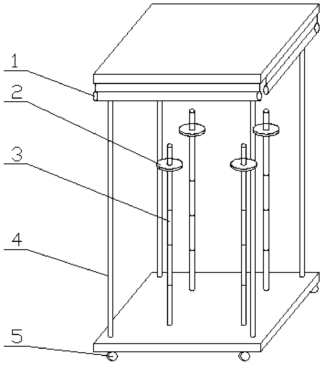 Plastic foam disc hanger