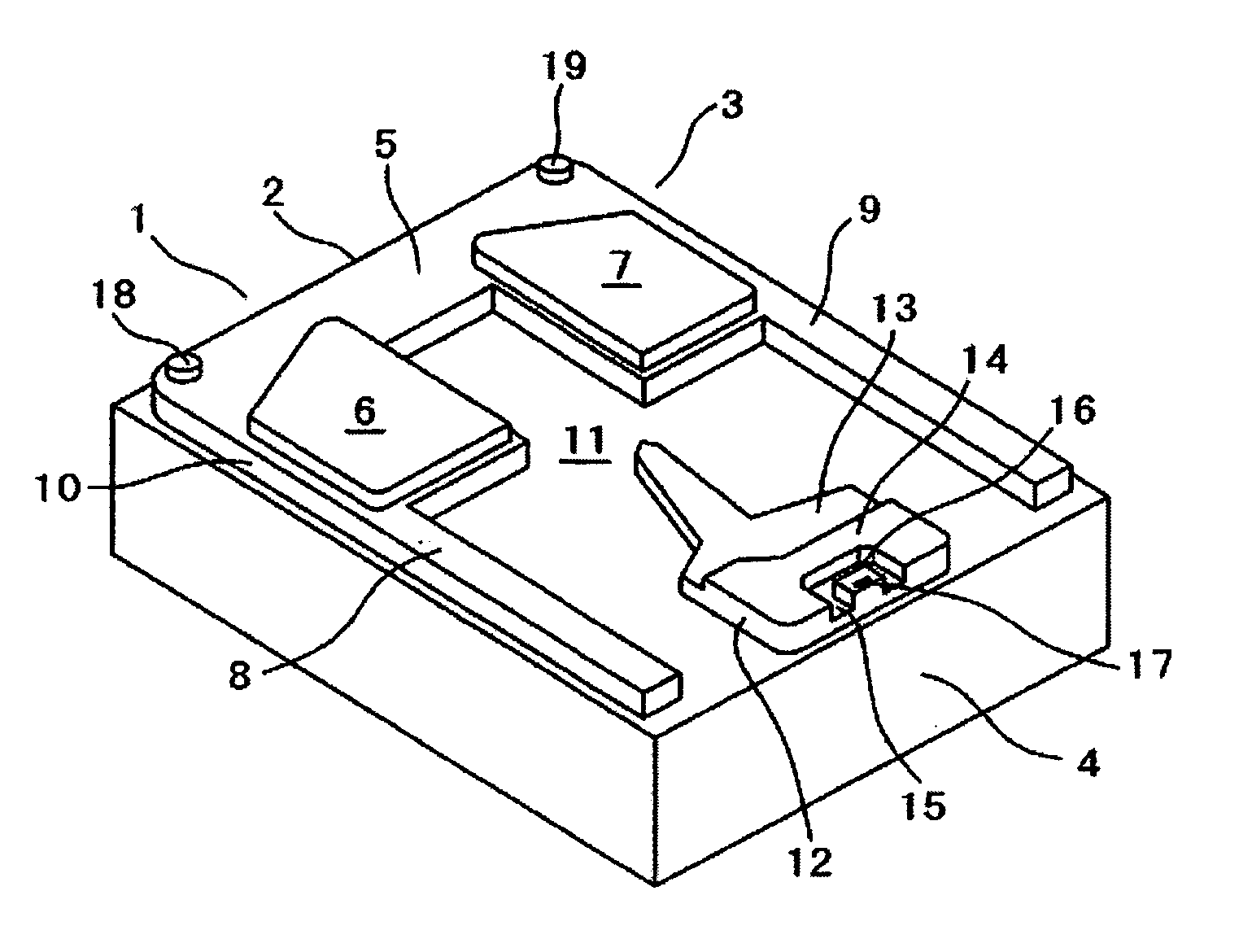 Magnetic head slider with flying height control