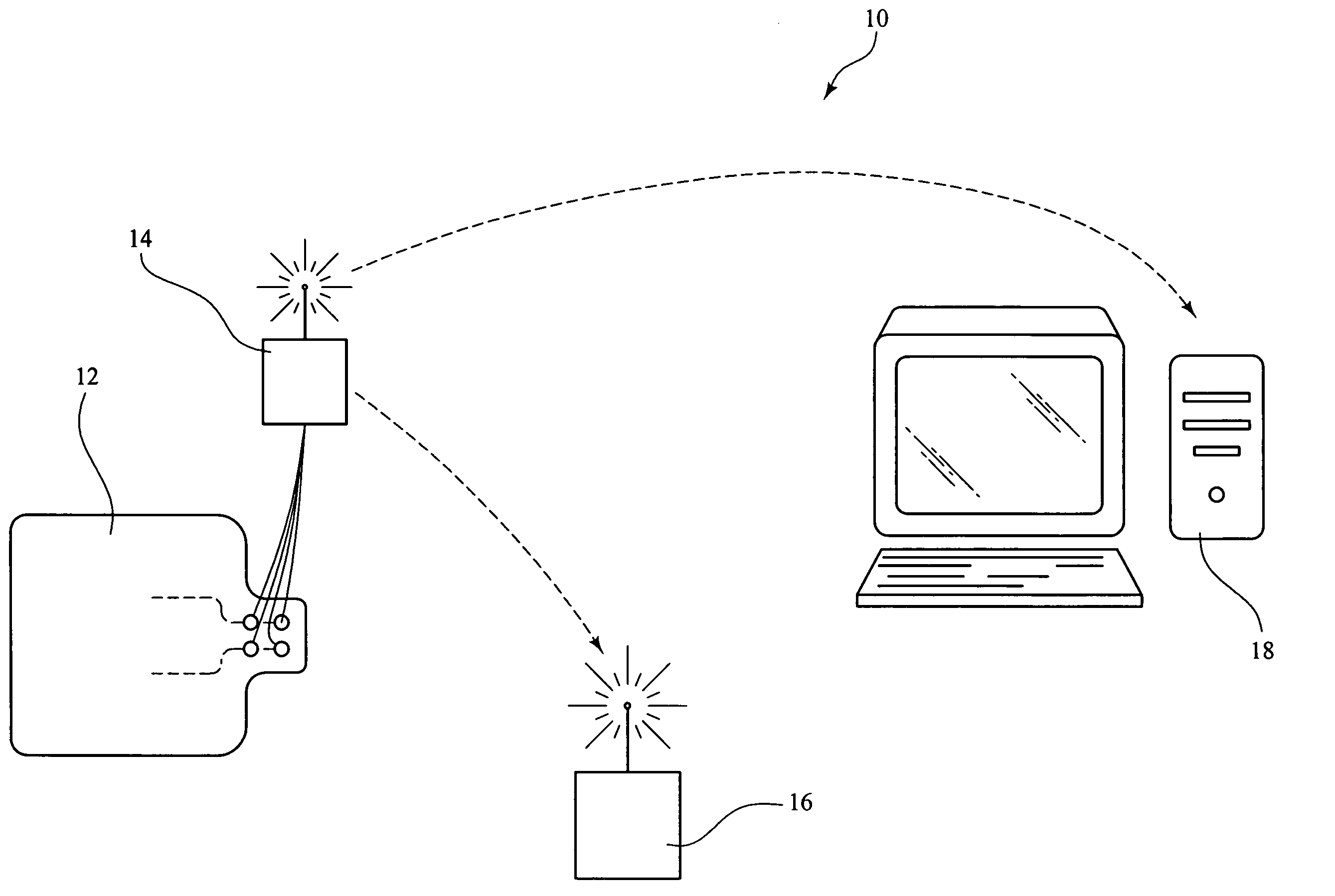 Apparatus for incontinence detection and notification