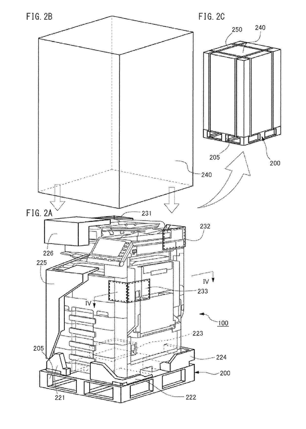 Packing material including cushion