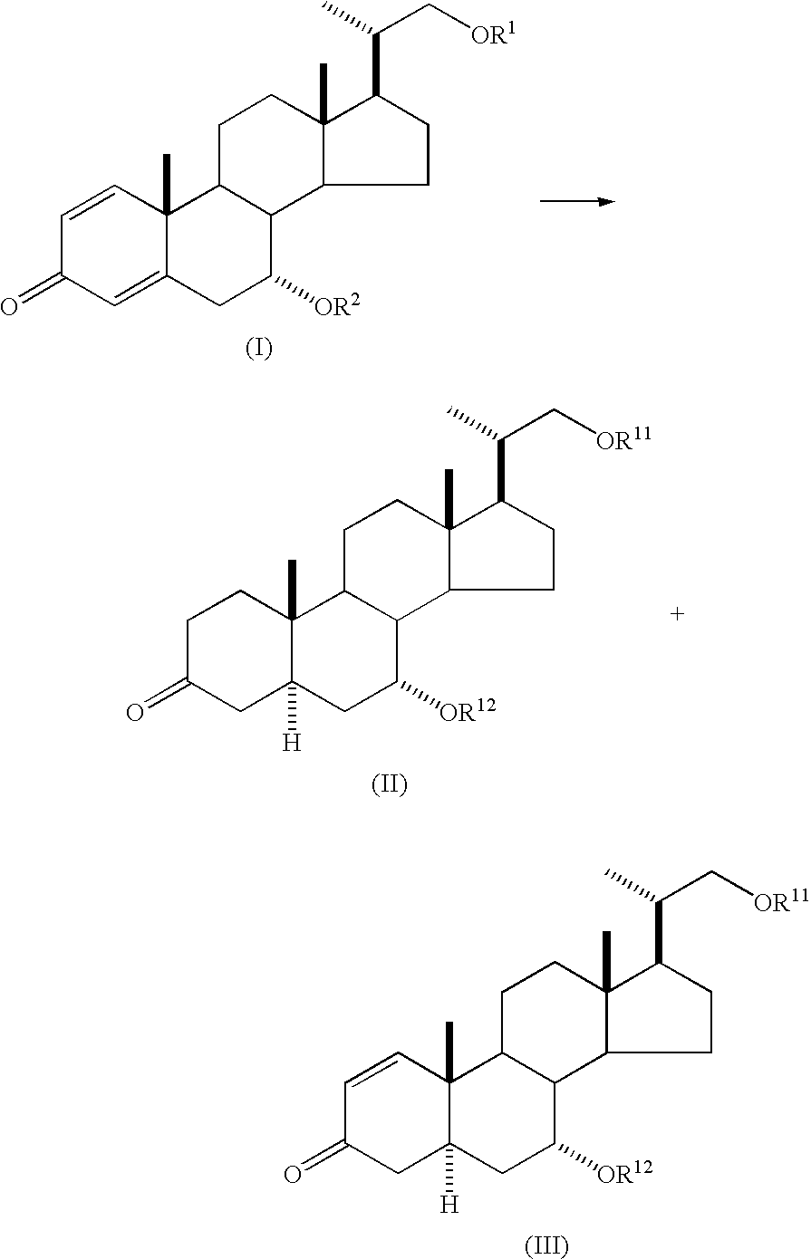 Method for producing 5alpha-pregnane derivative