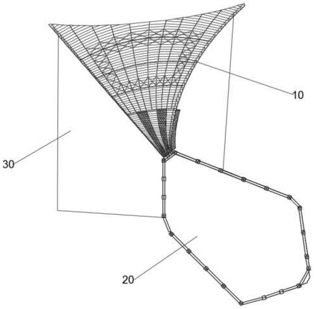 Mounting method of special-shaped steel structure and mounting method of steel grid structure