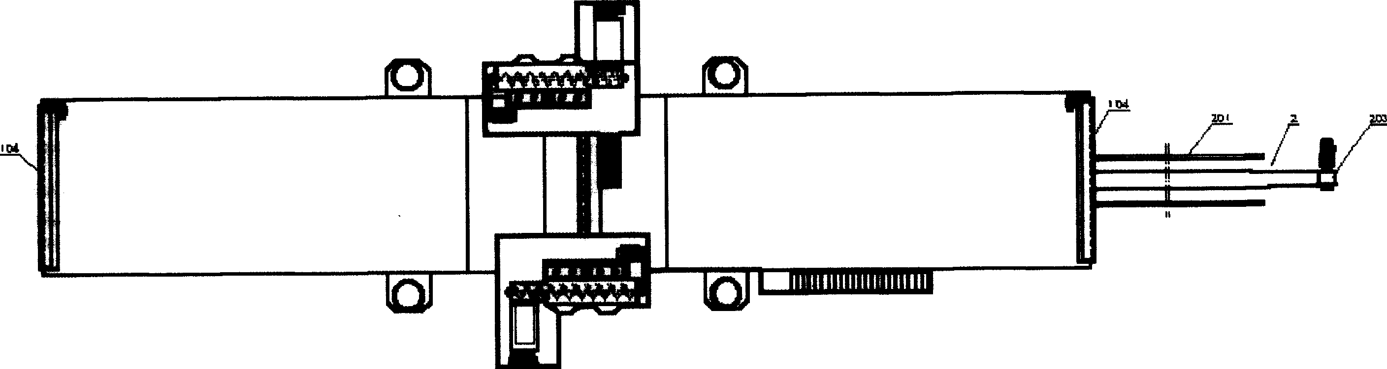 Complete abrator for locomotive