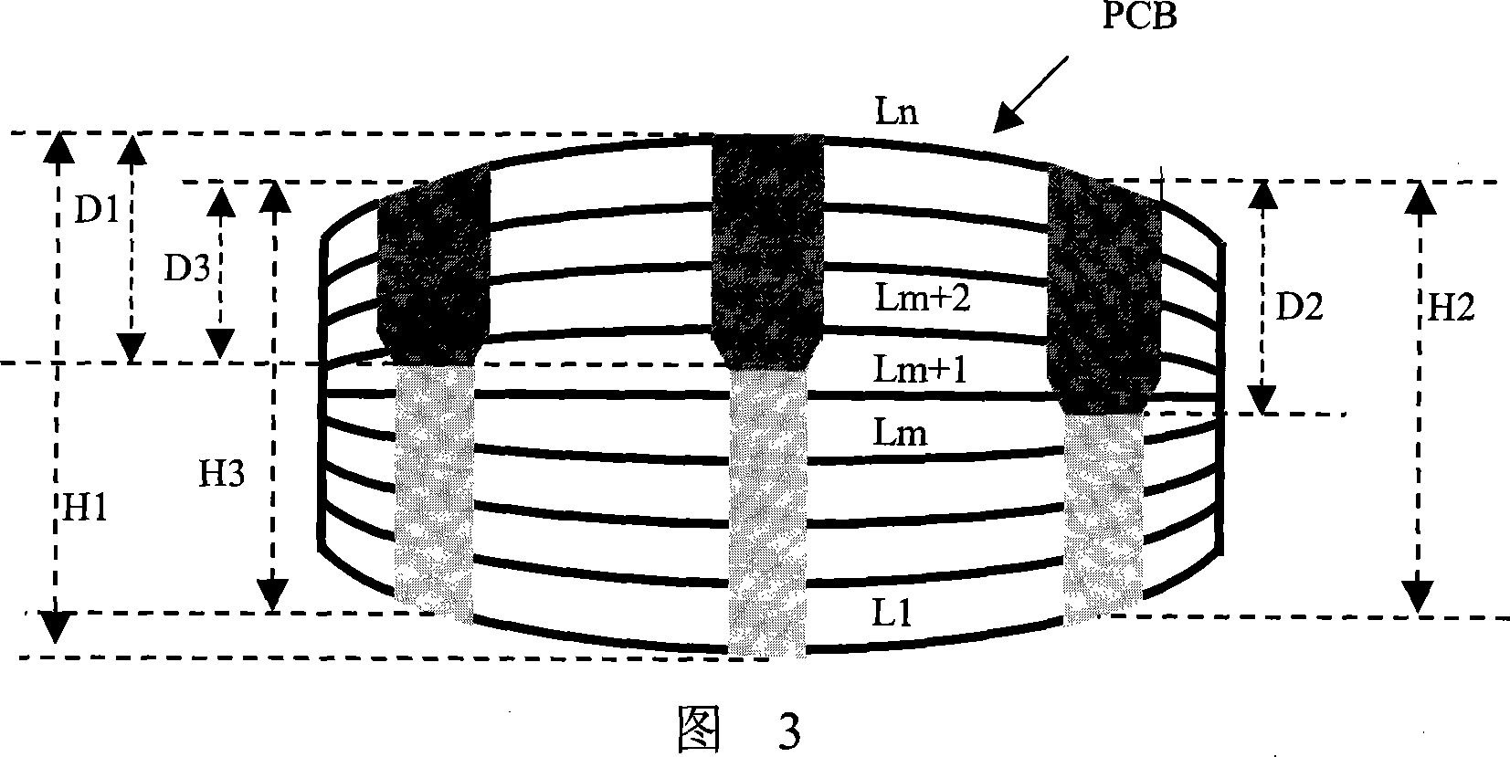 Method for deep drilling print circuit board