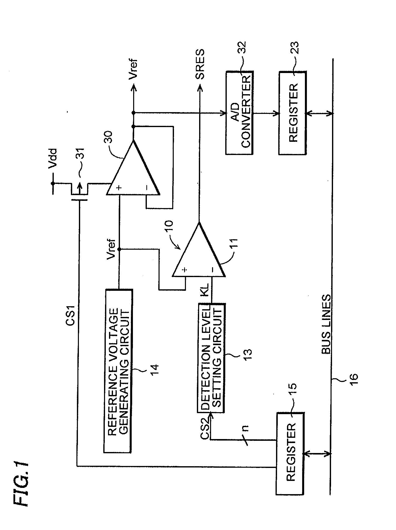 Low-voltage detection circuit