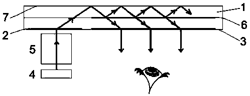 Waveguide display device adapted to VR equipment