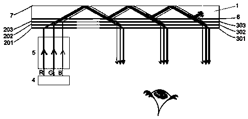 Waveguide display device adapted to VR equipment