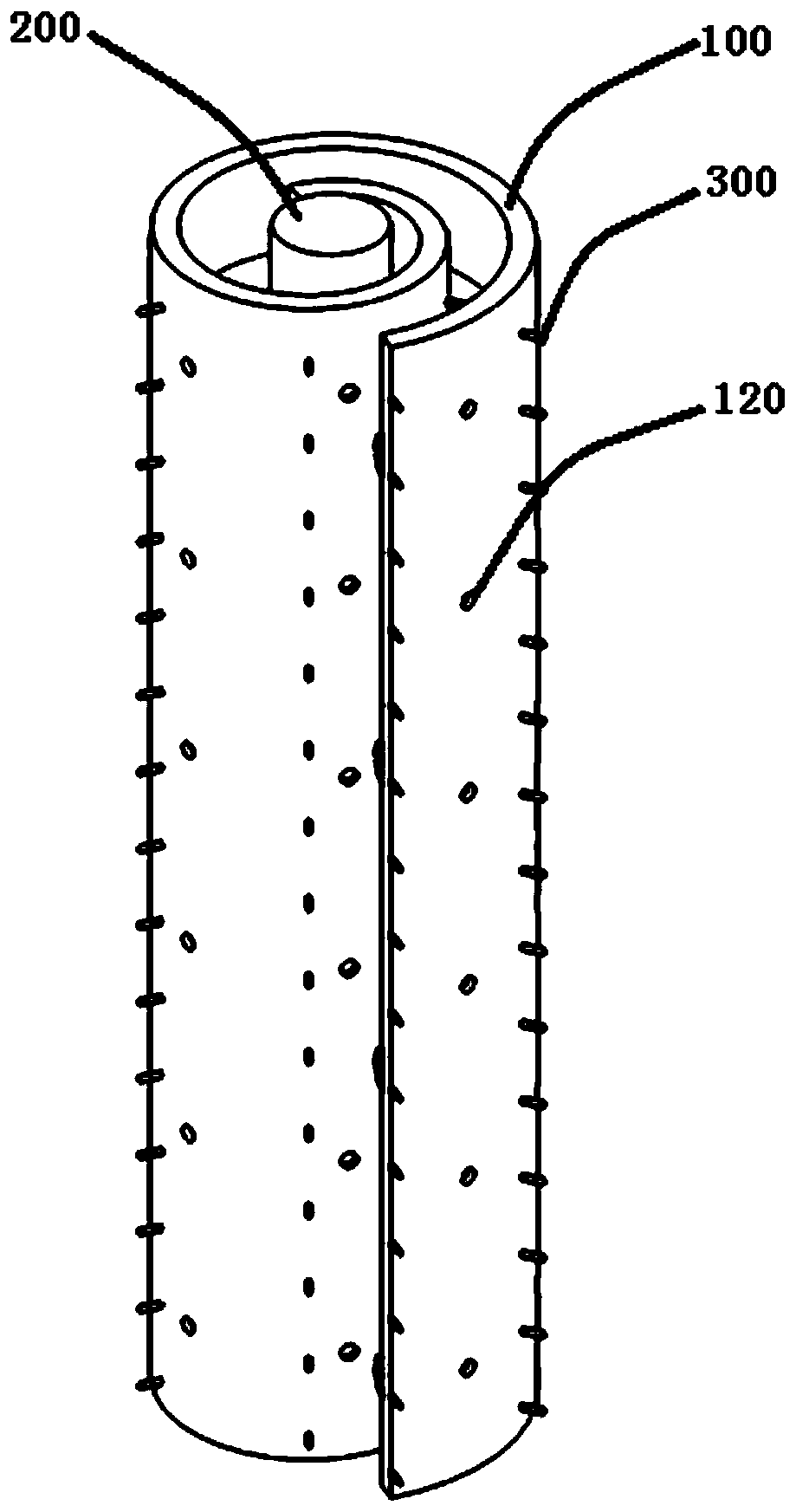 Chemical container inner side wall cleaning device and cleaning method thereof