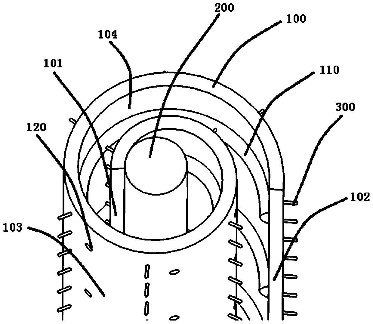 Chemical container inner side wall cleaning device and cleaning method thereof