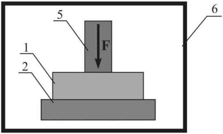 Frictional diffusion welding method for aluminum target assembly