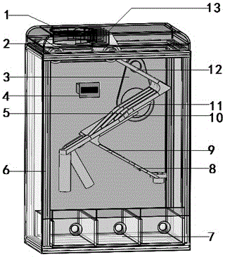 Coin classifying and counting device