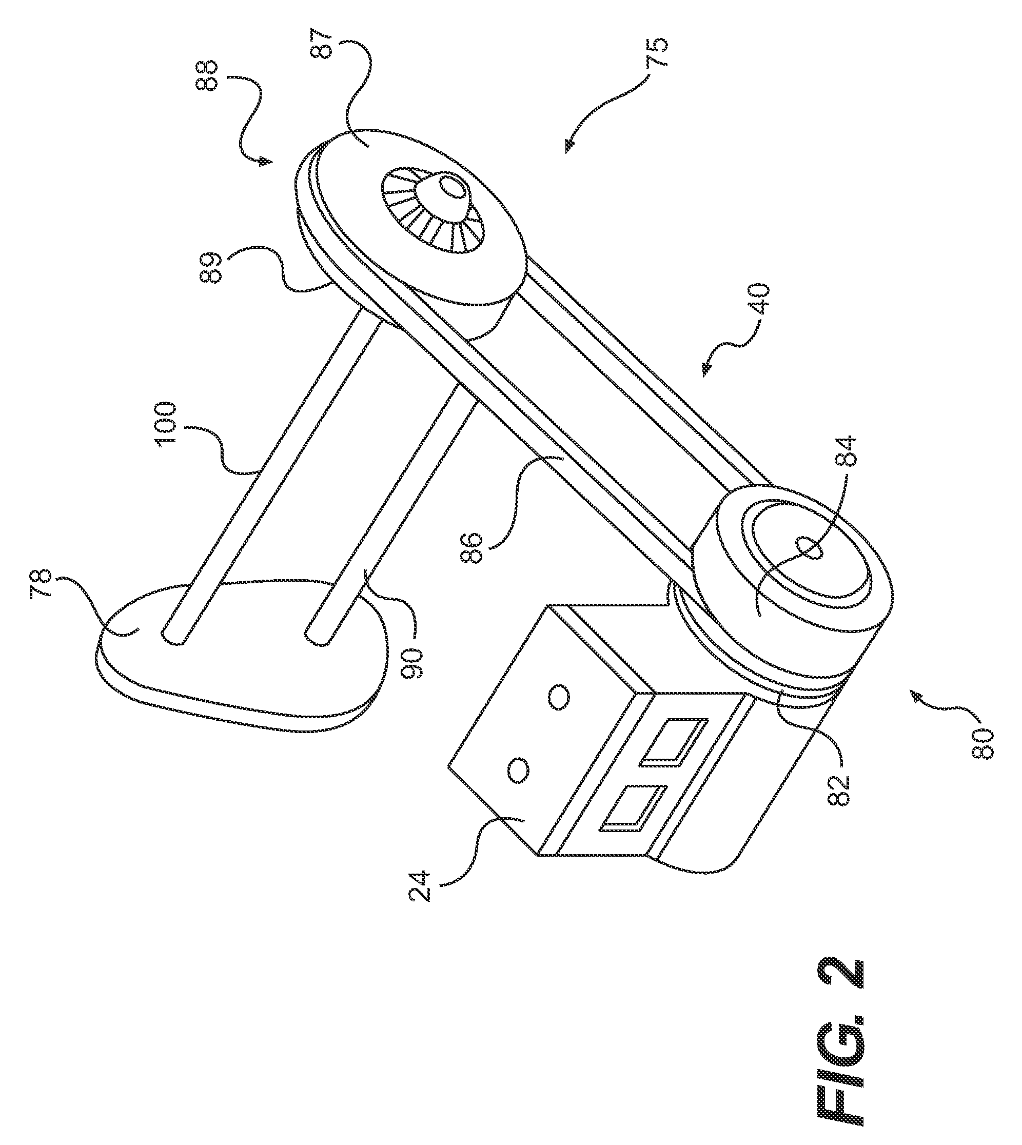 Snowmobile with improved drive train