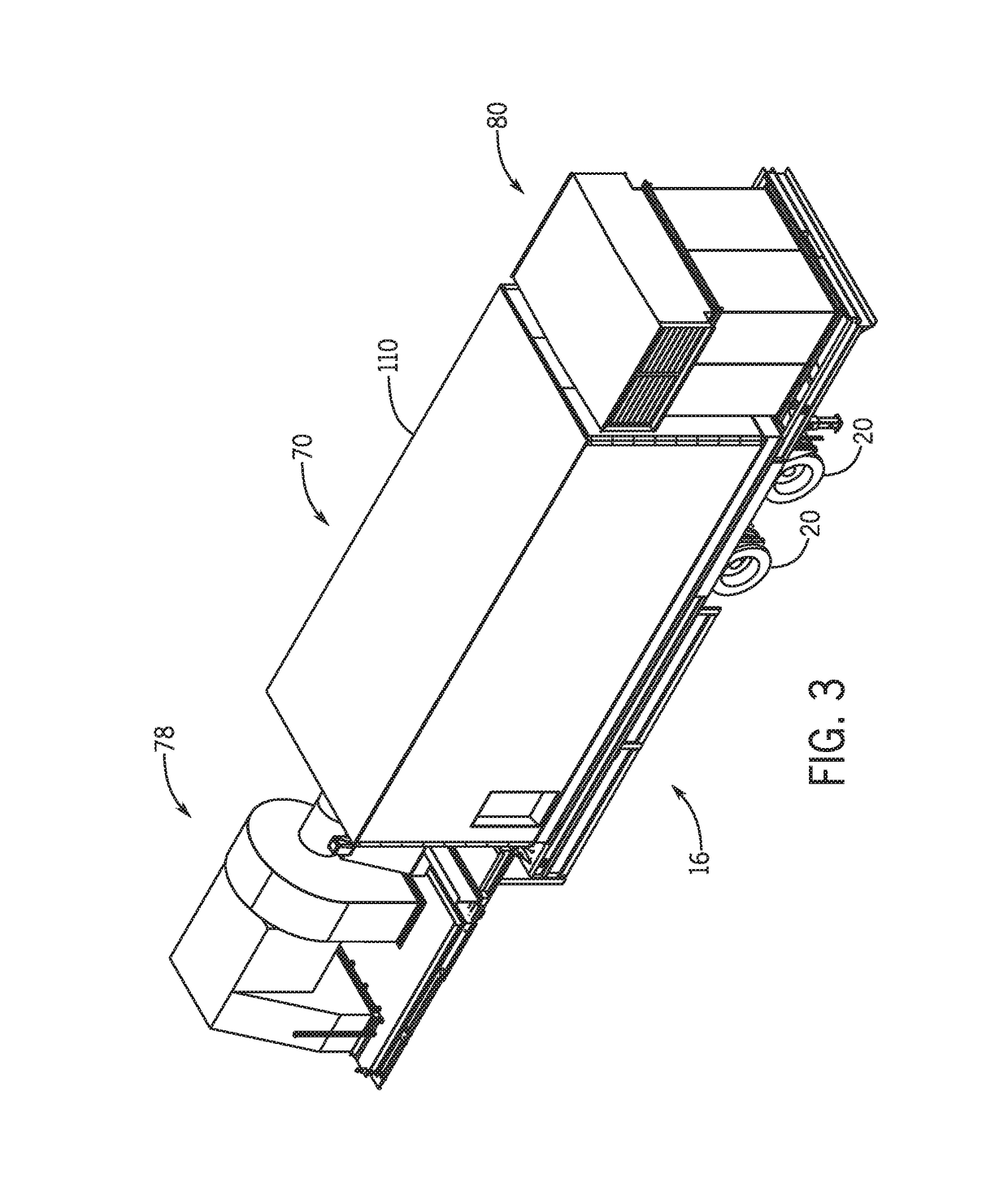 Systems and methods for a mobile power plant with improved mobility and reduced trailer count