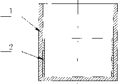 Corrosion-resistant film for measuring temperature or electrically heating and crucible element thereof