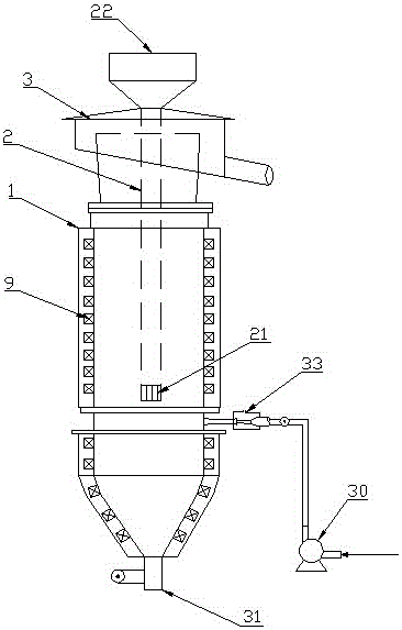 A kind of floating agglomeration electromagnetic beneficiation equipment