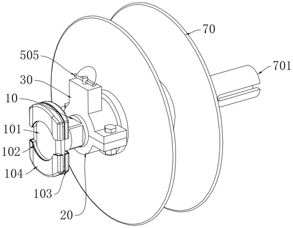 Noise reduction type C-shaped contact rail supporting device