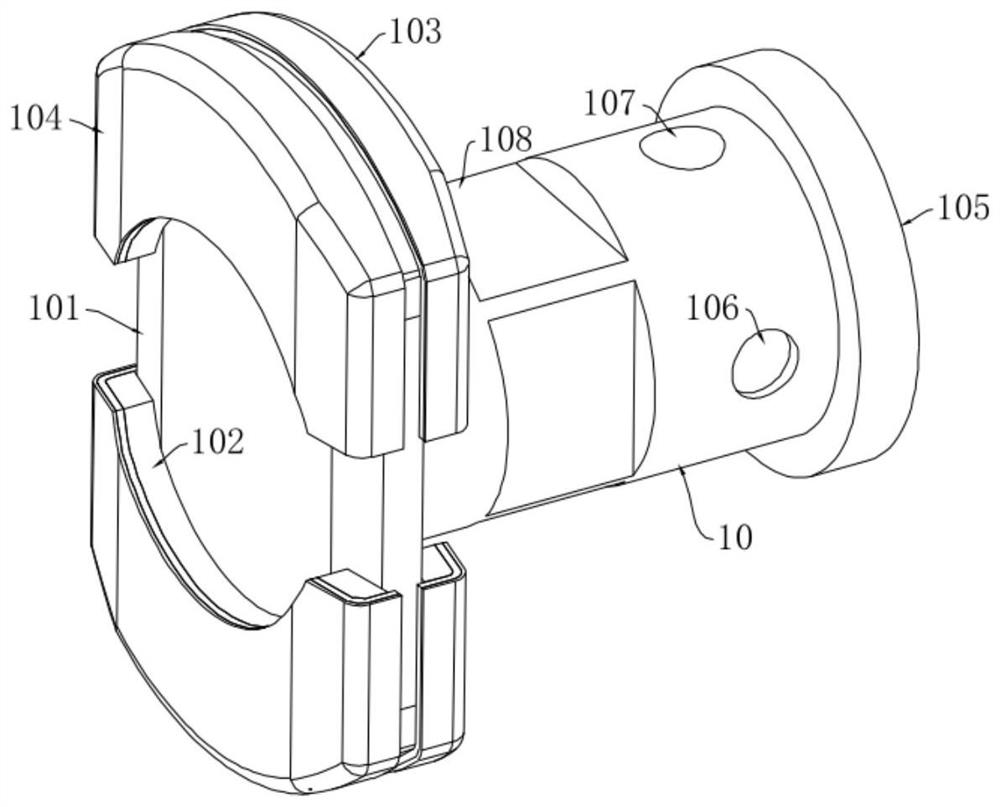 Noise reduction type C-shaped contact rail supporting device