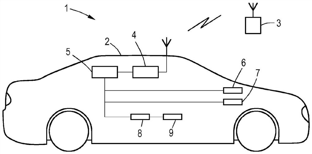 Method, vehicle and computing device for operating a navigation system including a vehicle and a computing device external to the vehicle