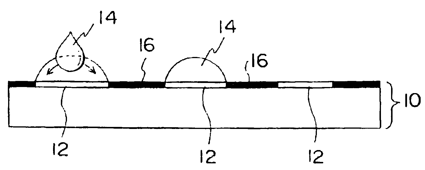 Conductive pattern material and method for forming conductive pattern